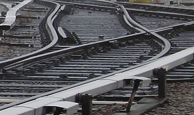 Third Rail System - here in a stabling area